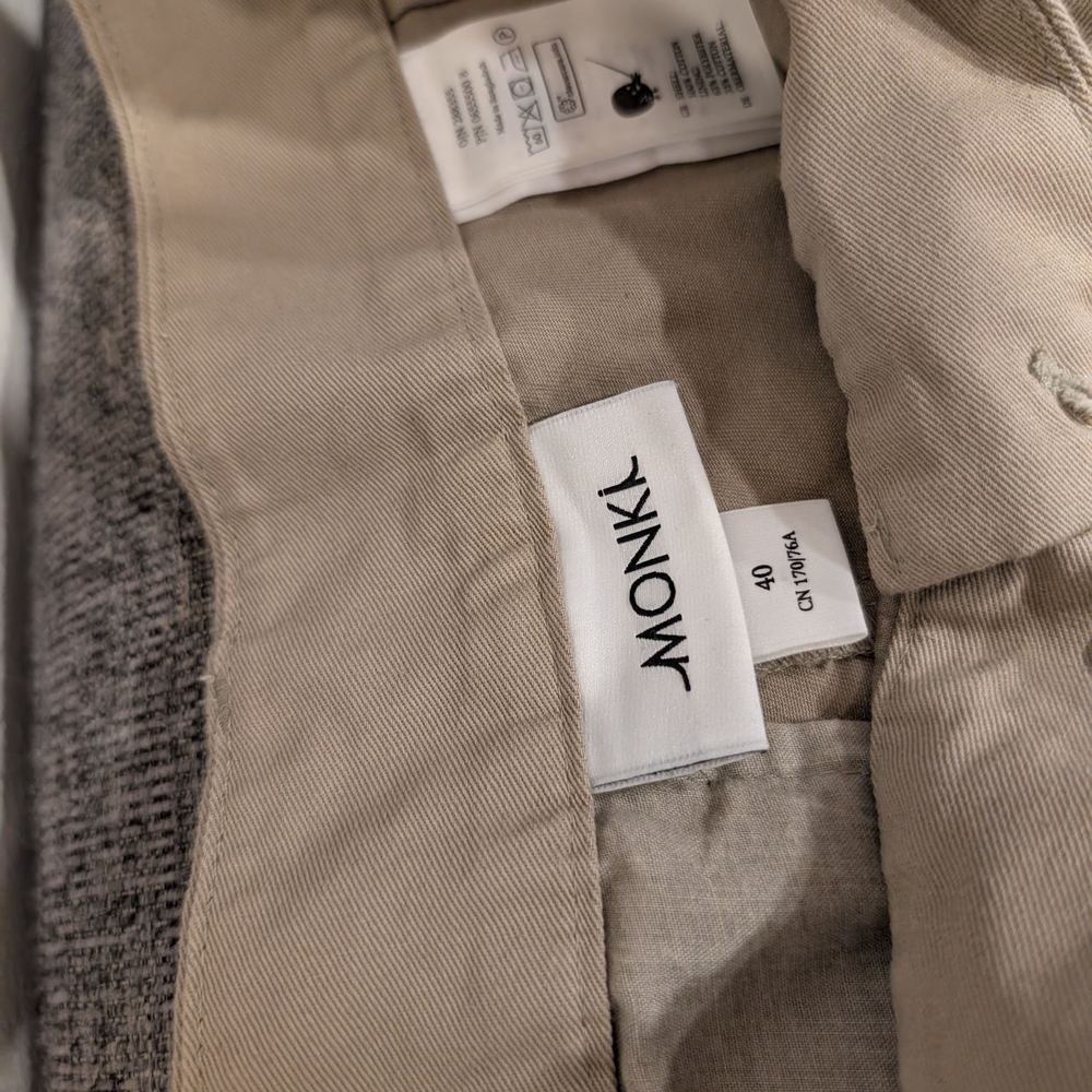 Monki Beige Trousers